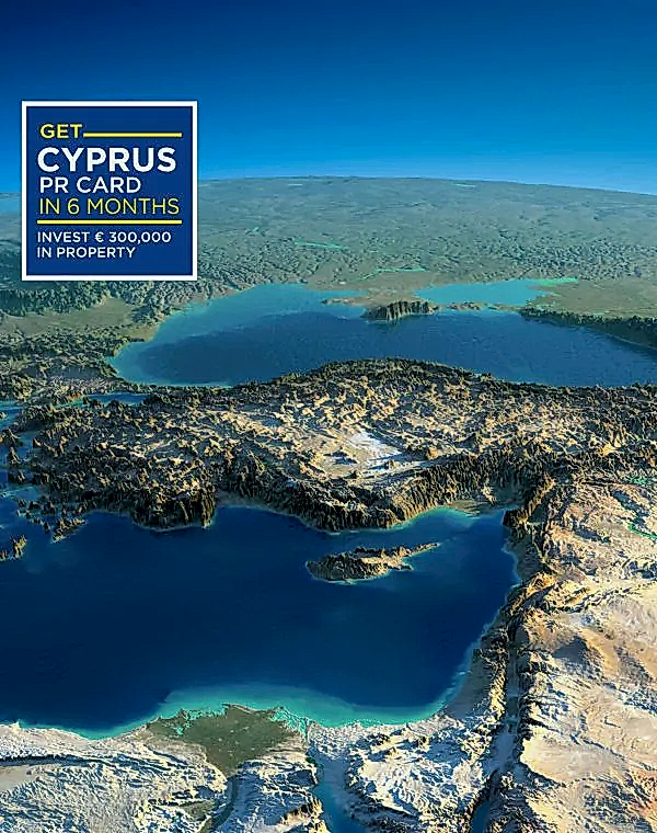 An illustrative global map emphasizing Europe, tailored for those exploring opportunities in Cyprus Permanent Residency.